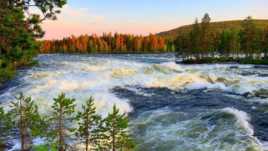 Wasser Fluß Schweden